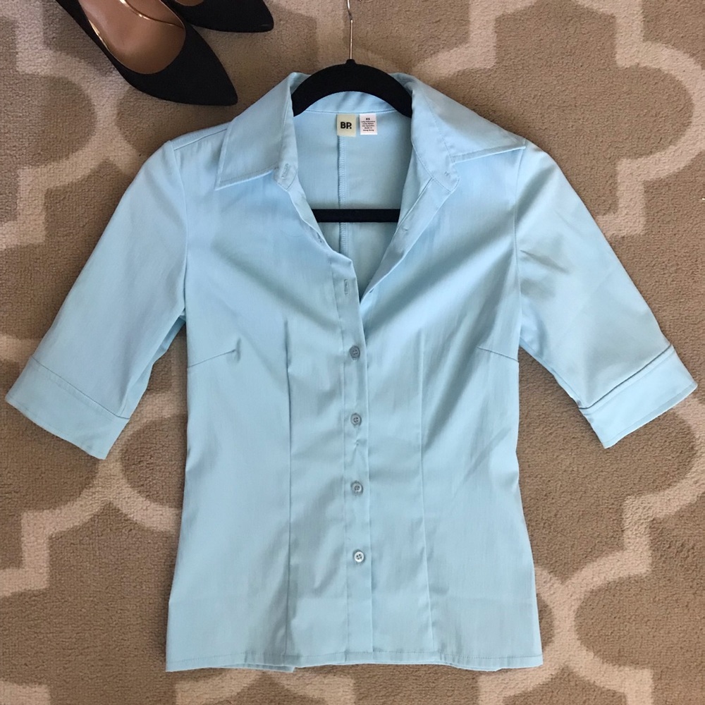 Blue dress shirt